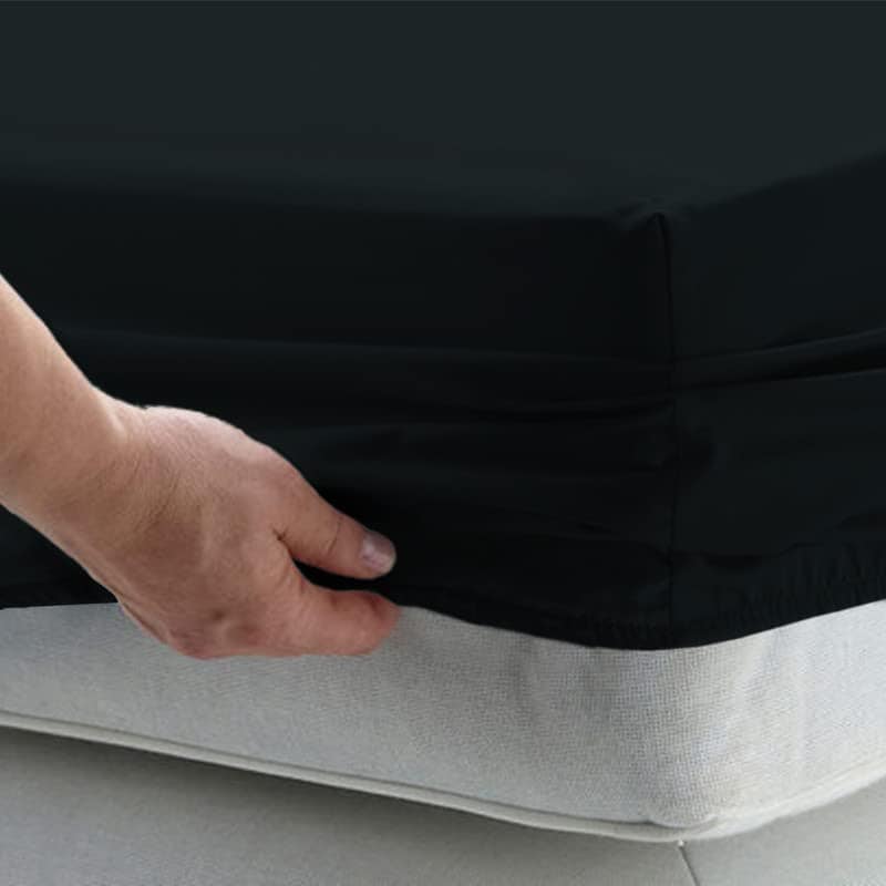 Sábana Ajustable de Algodón Puro de Lujo Pizuna King Size