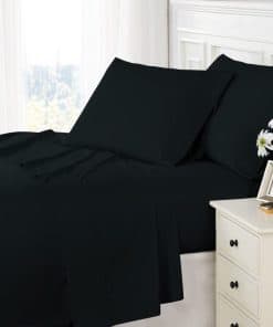 Juego de Sábanas 100% Algodón Puro Pizuna Tamaño Completo,