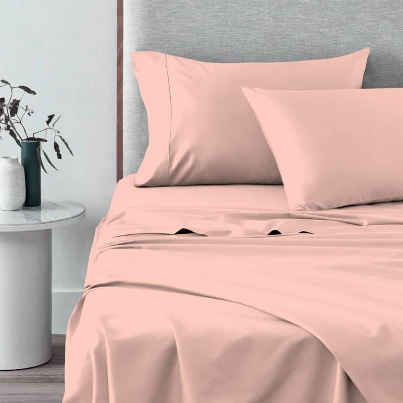 Juego de sábanas ajustables Pizuna 100% algodón Split King