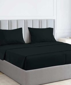 Juego de sábanas de cama dividida King Pure 100% algodón de