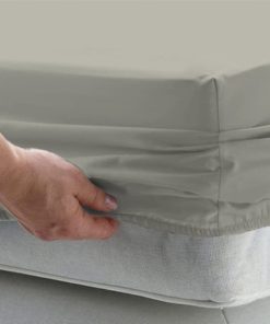 Sábana Bajera de Algodón Pizuna Puro 100%, Tamaño Queen,