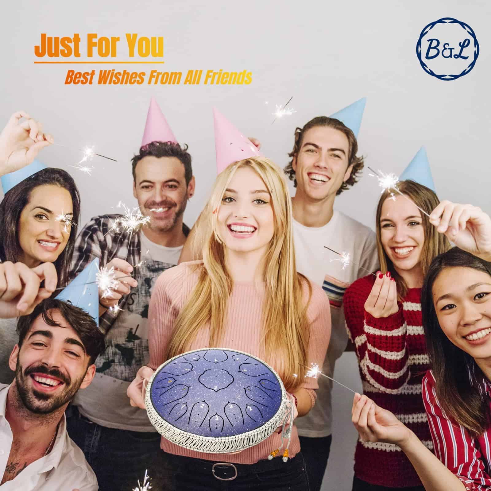 BURNING&LIN Tambor de Lengüeta de Acero 15 Notas 14 - Imagen 7