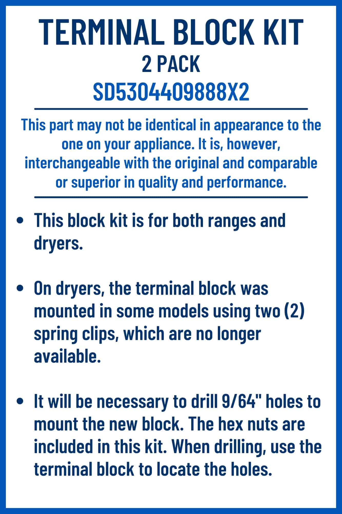 Supplying Demand 5304409888 05426990 Kit de Reemplazo de - Imagen 8