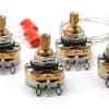 (4) TAOT CTS 500K SHORT SPLIT Shaft Potenciómetros + (2)