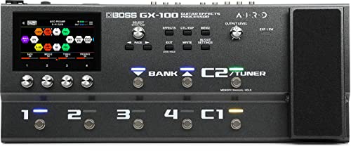 Pedal de Efectos Multifunción para Guitarra Boss GX-100