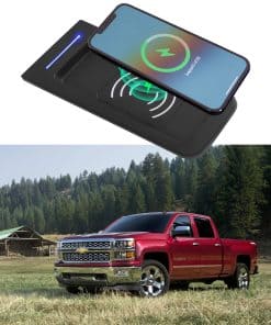 Cargador inalámbrico para auto Xipoo Compatible con Chevy