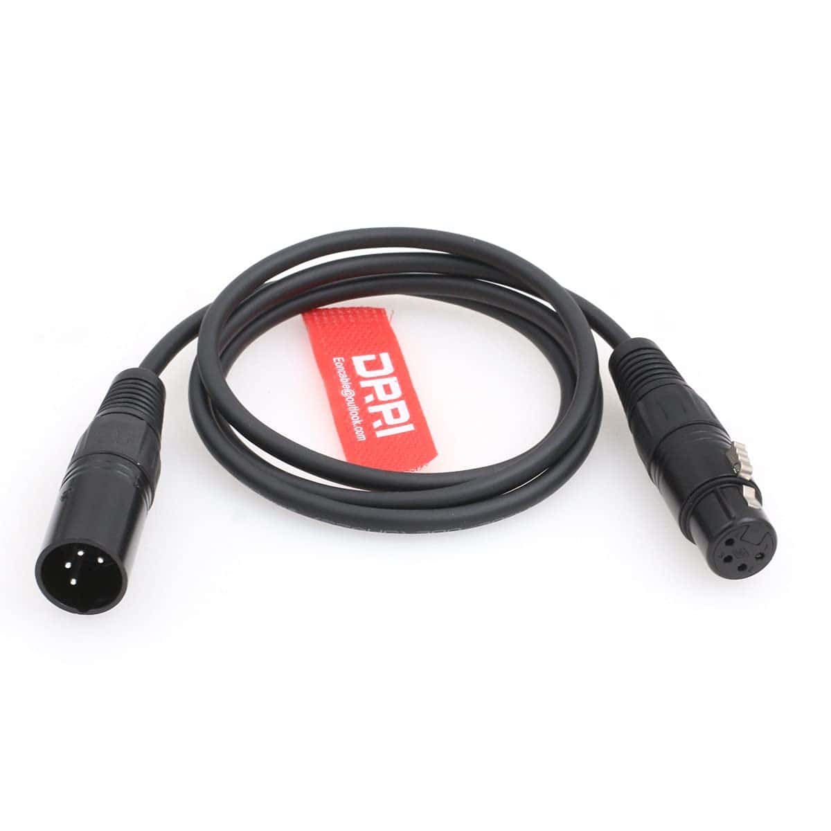 Cable de alimentación DRRI de 4 pines XLR hembra a 4 pines