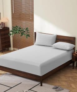 Sábana Ajustable de Algodón Egipcio 100% Tamaño Queen 600