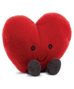 Peluche Jellycat Amuseables Corazón Rojo