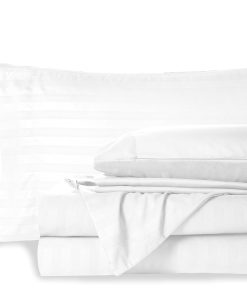 Juego de sábanas a rayas Mocassi Queen - Juego de ropa de