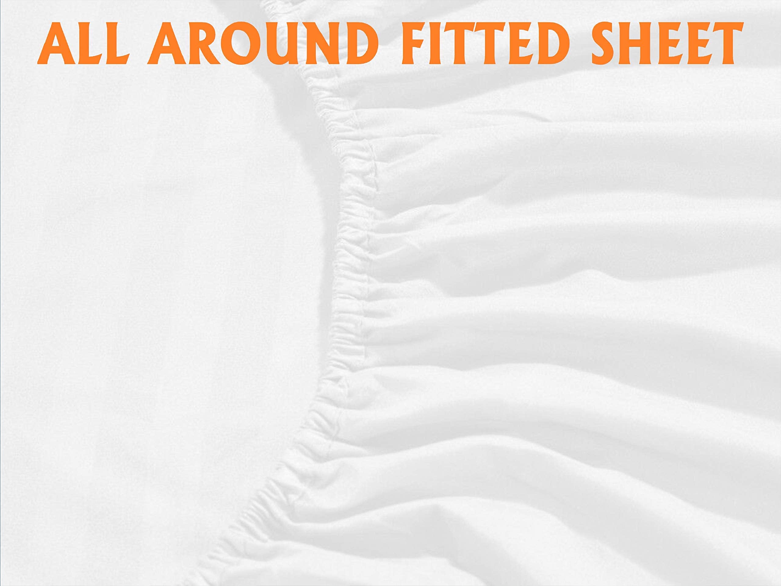 Juego de sábanas a rayas Mocassi Queen - Juego de ropa de - Imagen 6