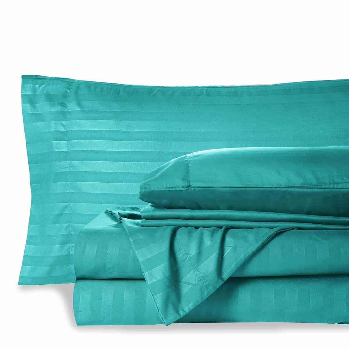 Juego de Sábanas Mocassi Cali King Stripe - Juego de 1800