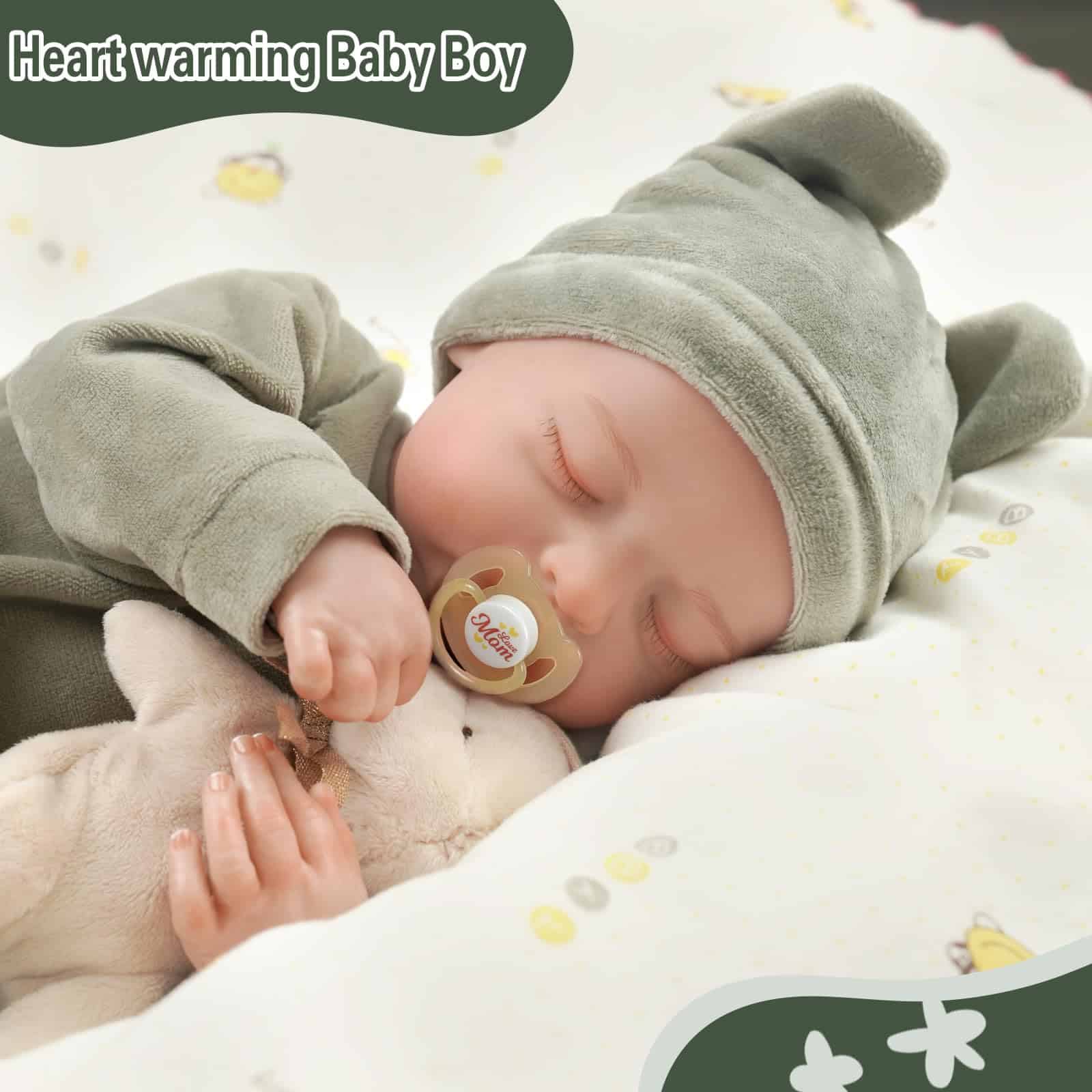 Muñeco Bebé Realista Reborn Niño - Cuerpo Blando de 17 - Imagen 3