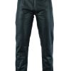 Pantalones de cuero para motocicleta INTAN -Negro