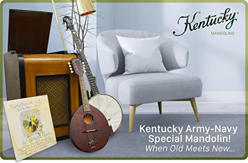 Mandolina Kentucky de 8 Cuerdas, Diestro, Marrón, Full - Imagen 6