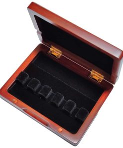 Estuche de Cañas de Fagot de Madera Reed123, Rojo/Negro,