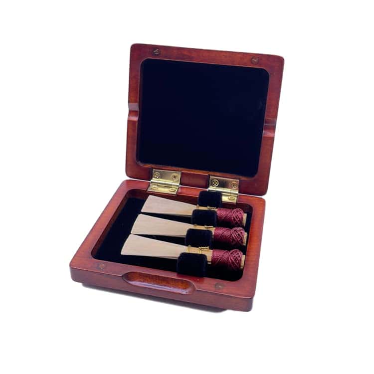 Estuche de Caña para Fagot Reed123, Rojo/Negro, para 3/5/10 - Imagen 3