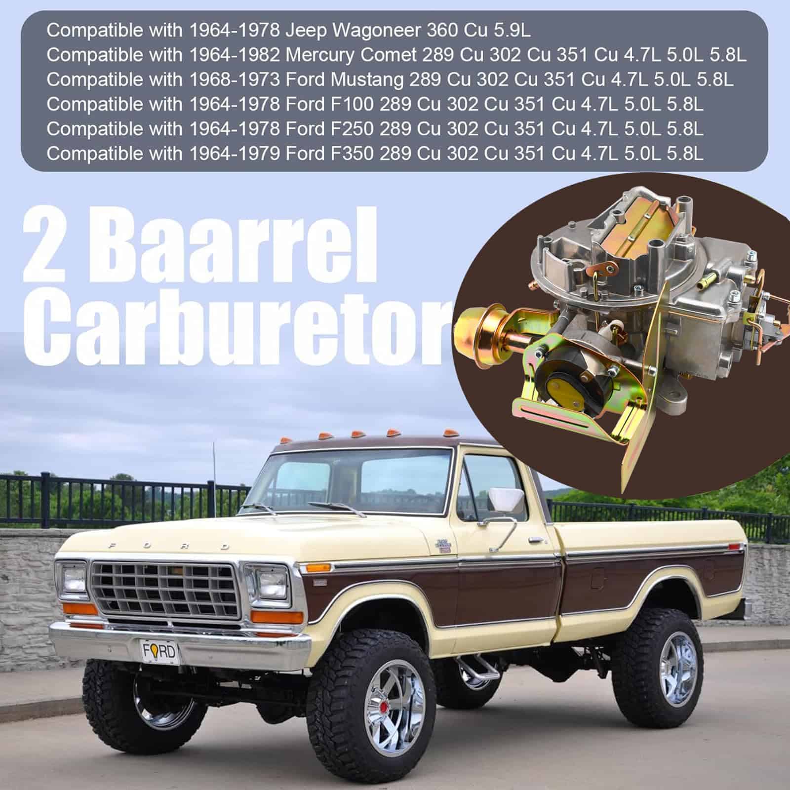 Carburador de 2 Barriles 2100 Carburador 2150 Carburador - Imagen 7