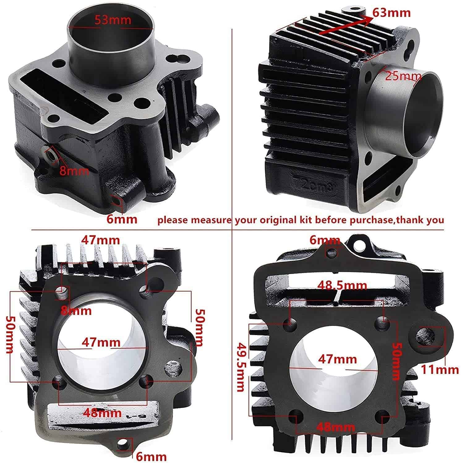 Kit de Reparación de Cilindro de Pistón de Cabeza de - Imagen 6