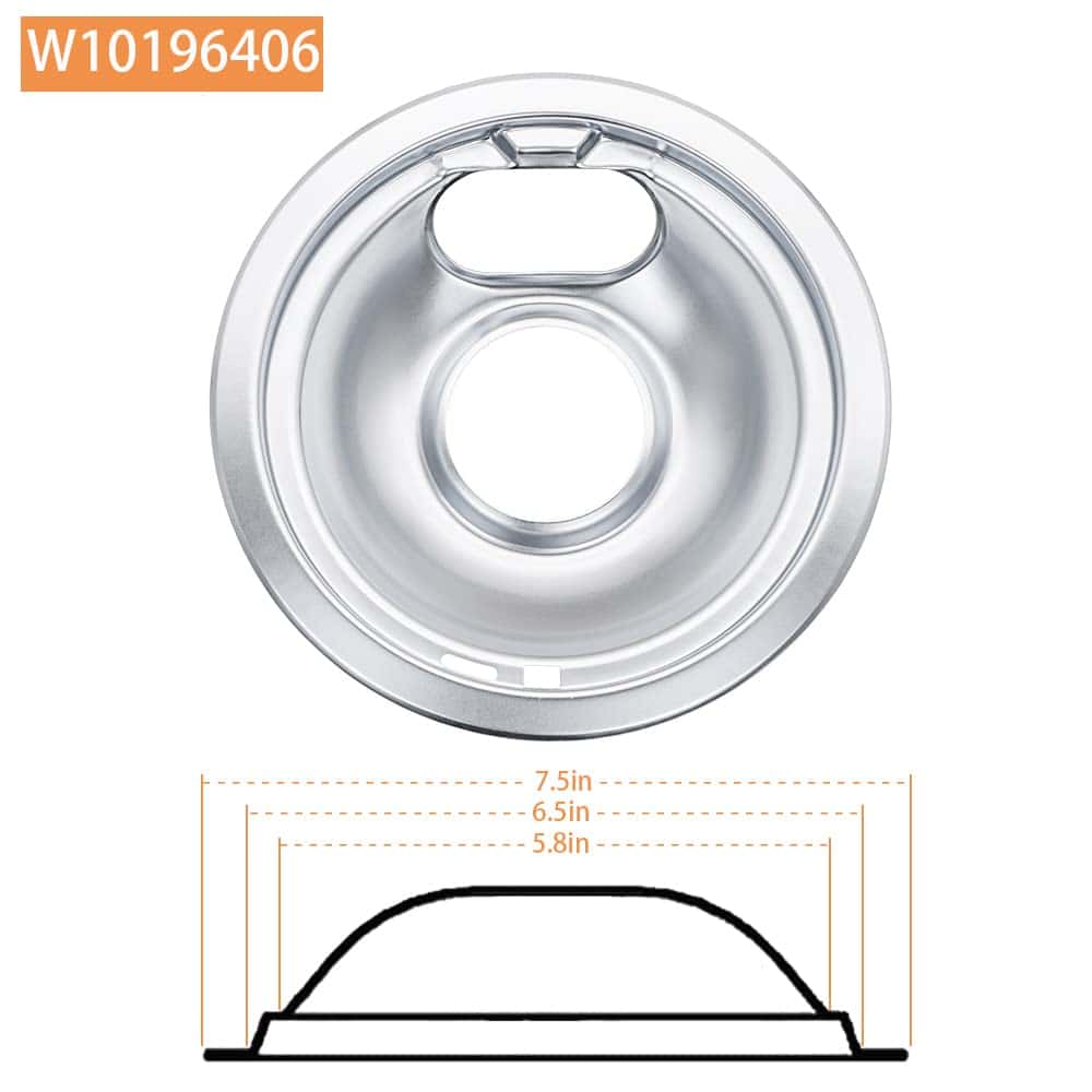 Conjunto de Drip Pans y Elemento de Quemador de Rango - Imagen 8