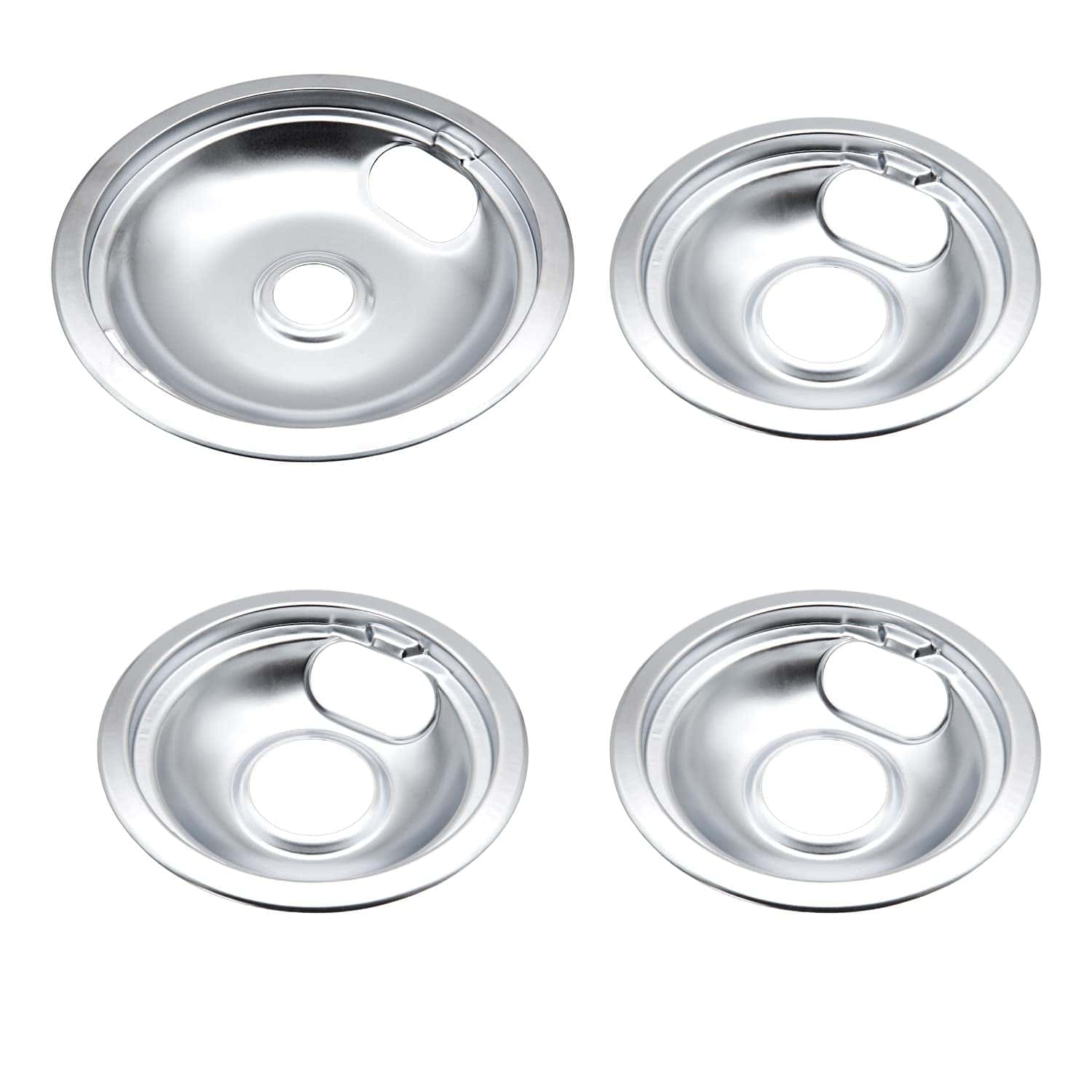 SupHomie W10196405 y W10196406 Bandejas de Goteo Cromadas