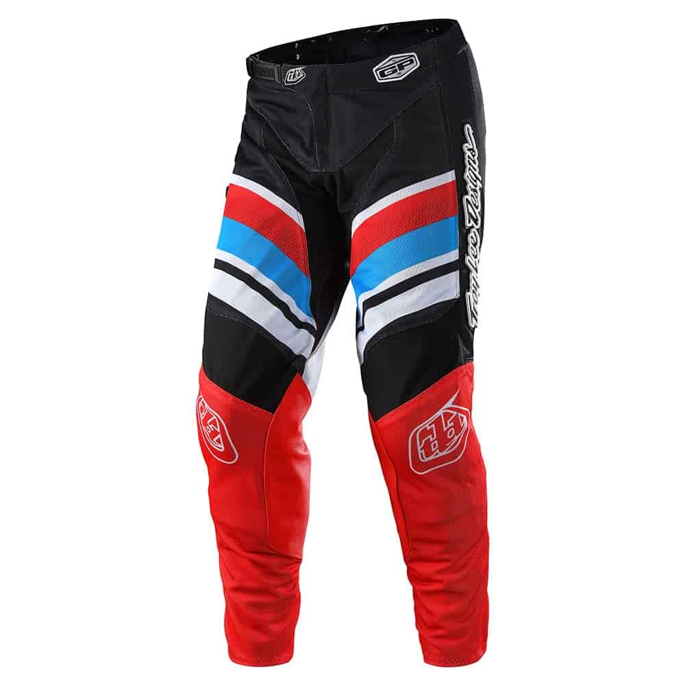 Pantalón Troy Lee Designs GP AIR; Rojo/Negro Warped 30
