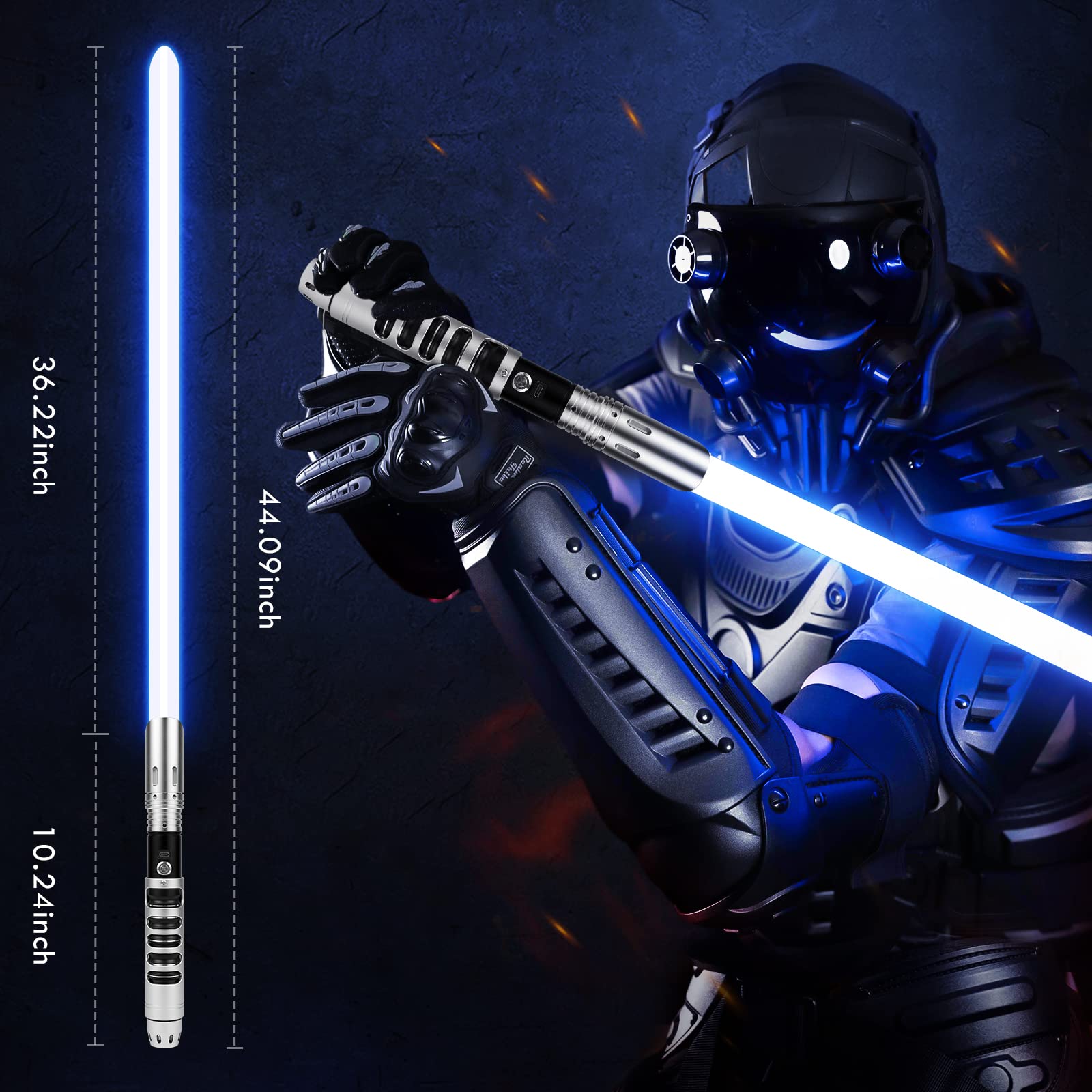 Sable de Luz en Duelo, 15 Colores Cambiables con 12 Modos - Imagen 5