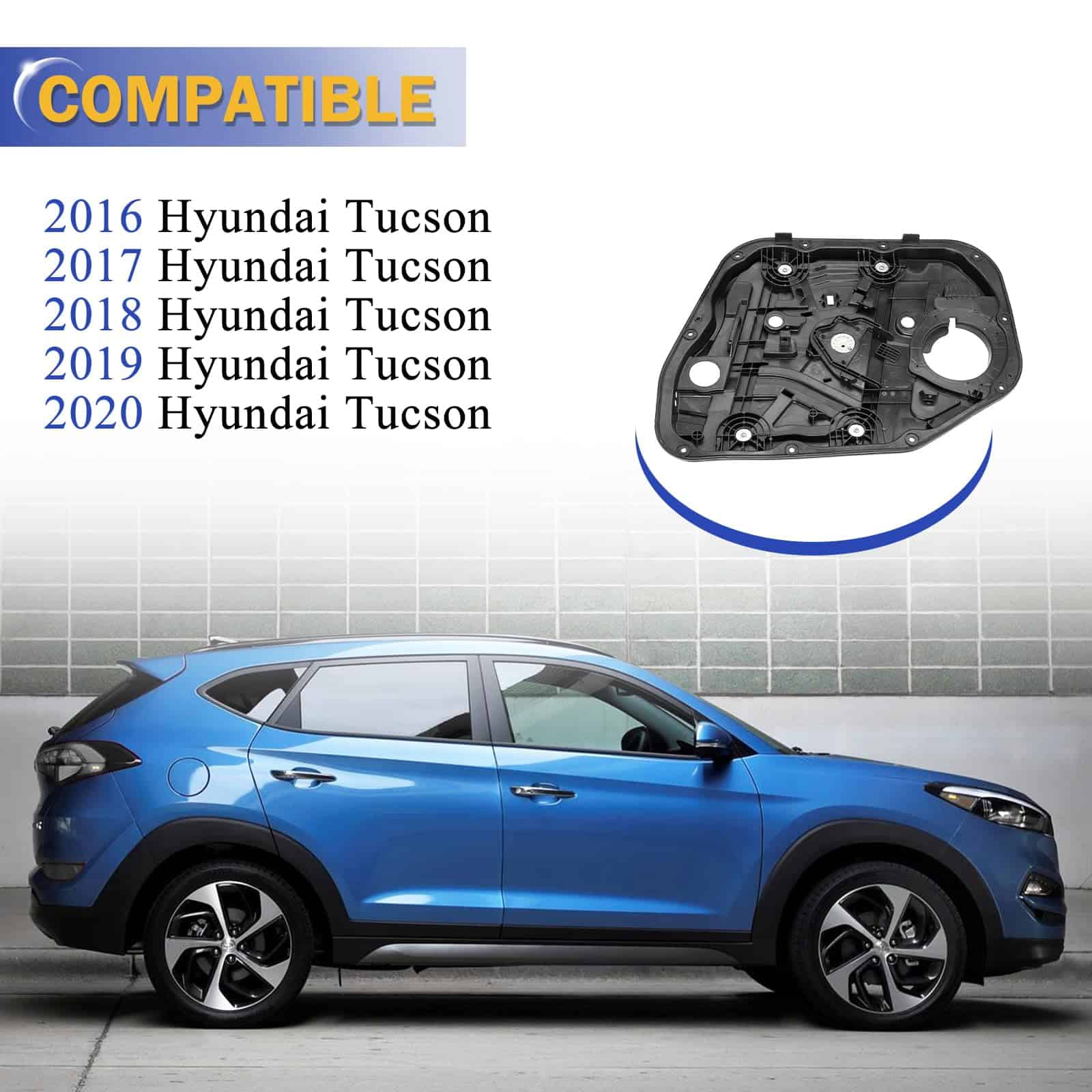 Regulador de Ventana de Fábrica OEM X4XZ sin Motor para - Imagen 3
