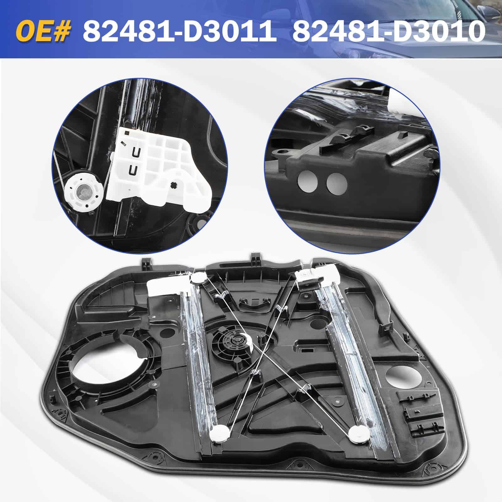 Regulador de Ventana de Fábrica OEM X4XZ sin Motor para - Imagen 7