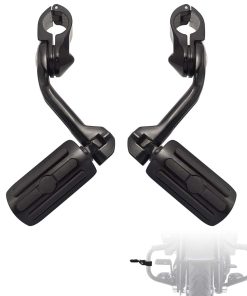 FOVPLUE 1.25" Highway Footpegs, Angulados y Ajustables,