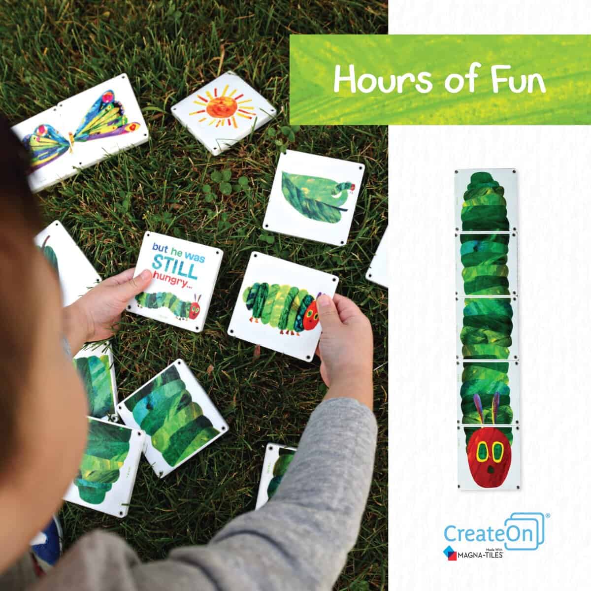 Juguetes CreateOn Magna-Tiles The Very Hungry Caterpillar, - Imagen 6