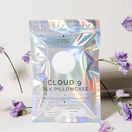 Funda de Almohada de Seda 100% Grado Premium Moonlit