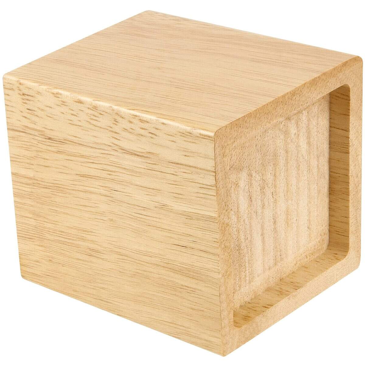 SINJEUN 4 Pack 4 Pulgadas Elevadores de Cama de Madera - Imagen 5