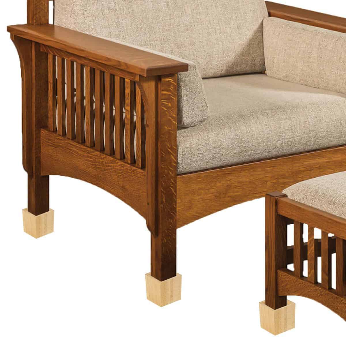 SINJEUN 4 Pack 4 Pulgadas Elevadores de Cama de Madera - Imagen 7