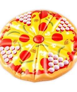 BigMouth Inc Beer Pong Pizza Raft, Divertido Juego Flotante