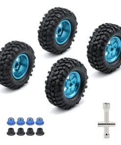 Rchobbytop 4pcs 1/10 Juego de Ruedas y Neumáticos de Camión