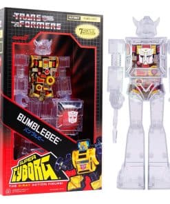 Super7 Super Cyborg Transformers Bumblebee (Clear) - Figura