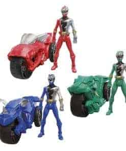 Power Rangers Dino Fury Rip N Go Battle Rider 3-Pack