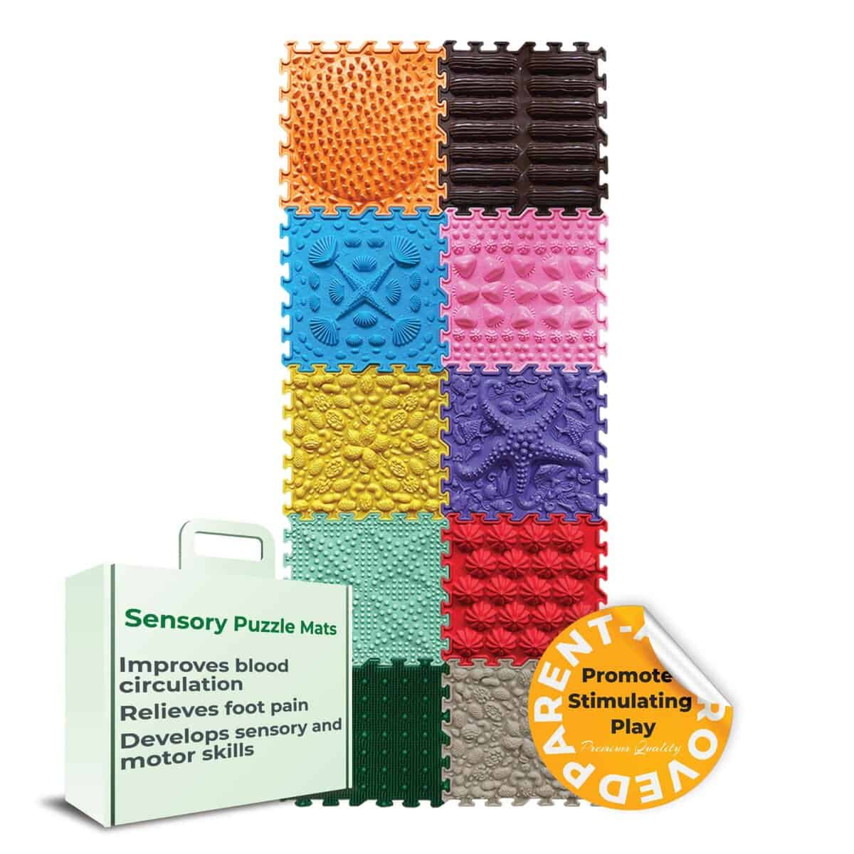 ORTO NATURE Tapetes de Piso de Rompecabezas de Masaje -