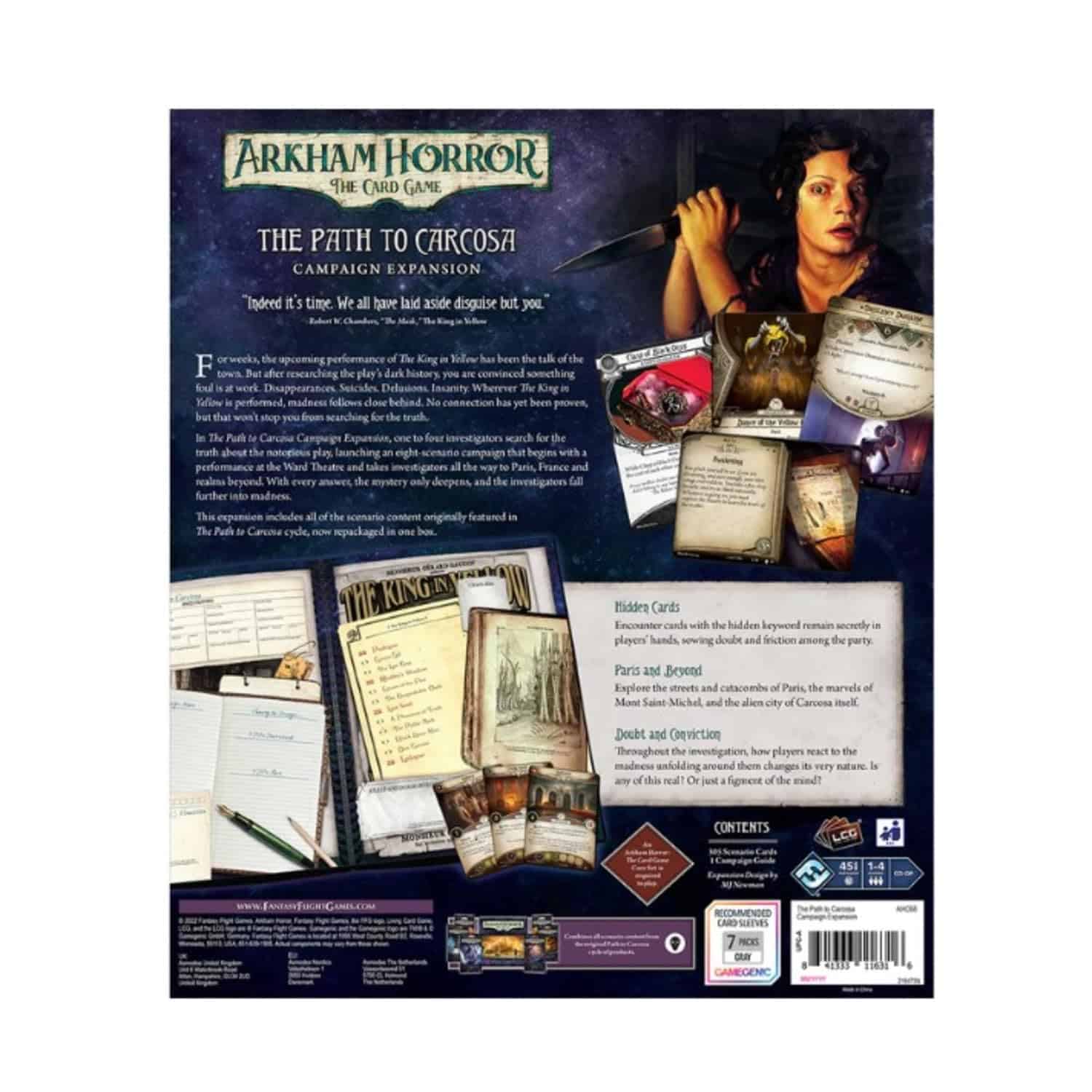 Fantasy Flight Games Arkham Horror The Card -Varios - Imagen 3