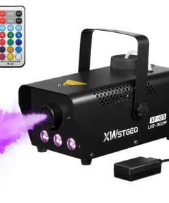 Máquina de Humo con Control Remoto Inalámbrico y Luces LED