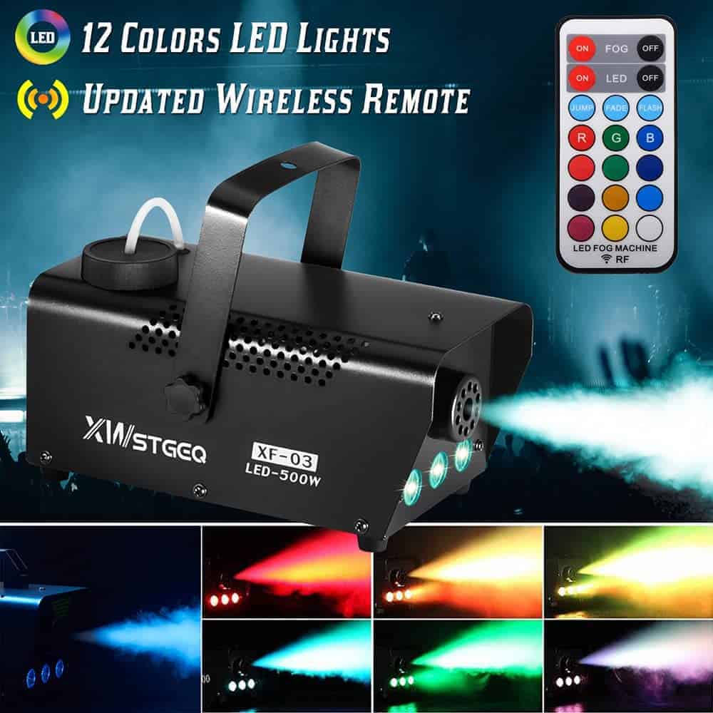 Máquina de Humo con Control Remoto Inalámbrico y Luces LED - Imagen 3