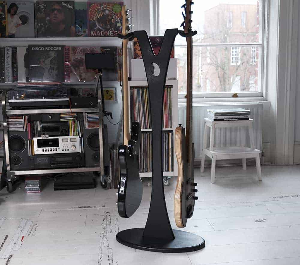 Soporte de guitarra Ruach GS-2 Dual Bass, acústica y - Imagen 6