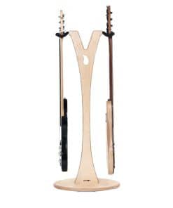 Soporte para Guitarra Ruach GS-2 Dual, de Madera para Bajo