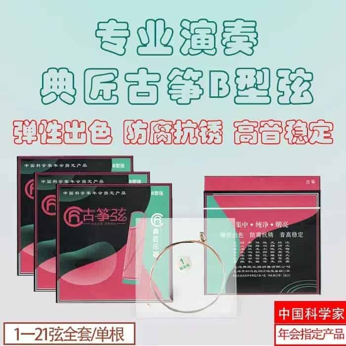 Cuerdas de Guzheng de Acero y Nailon Accesorio para Guzheng - Imagen 6