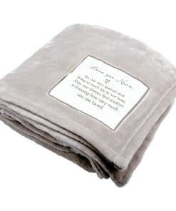 Manta para Cama o Sofá - Love You Nana - 50" x 60" Neutral