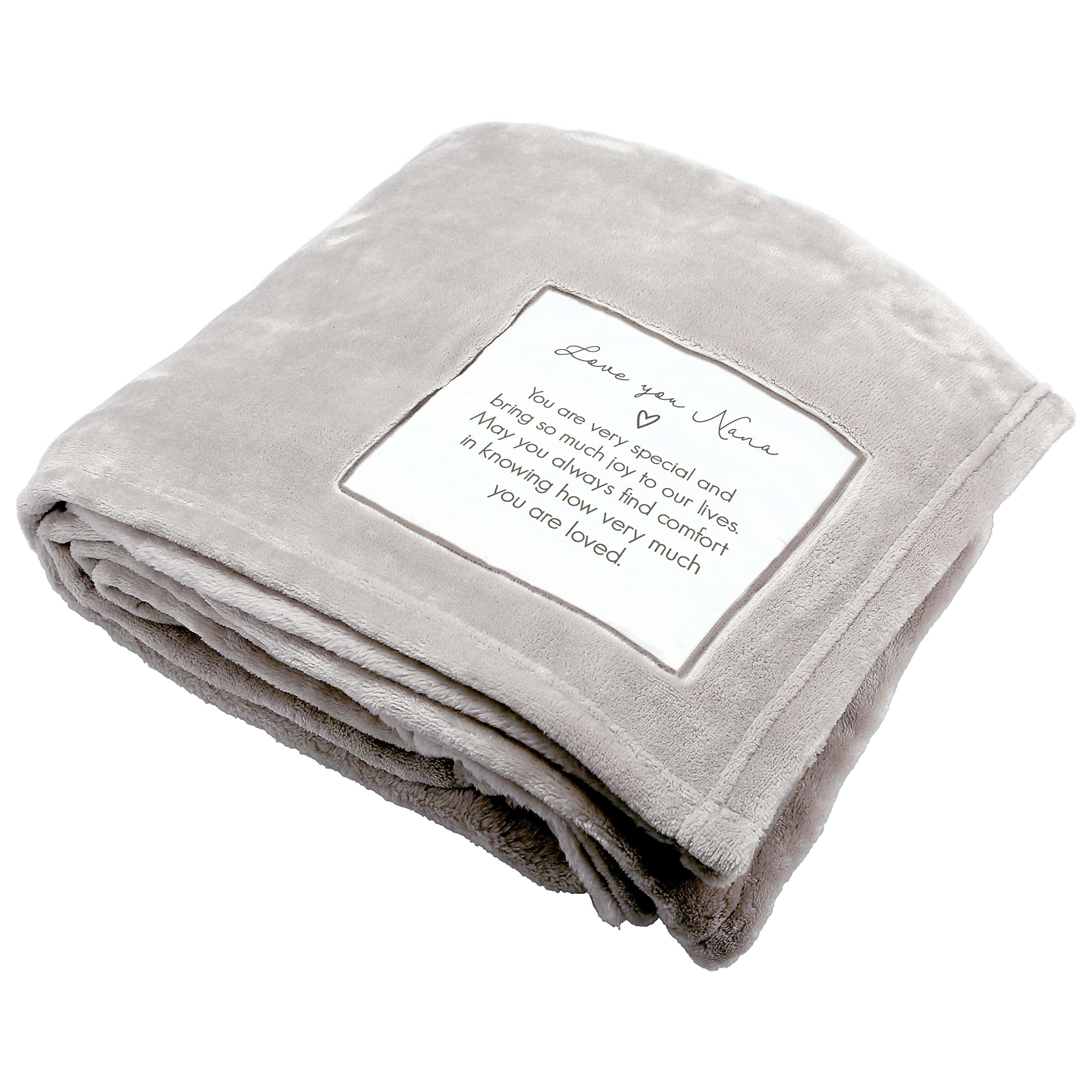 Manta para Cama o Sofá - Love You Nana - 50" x 60" Neutral