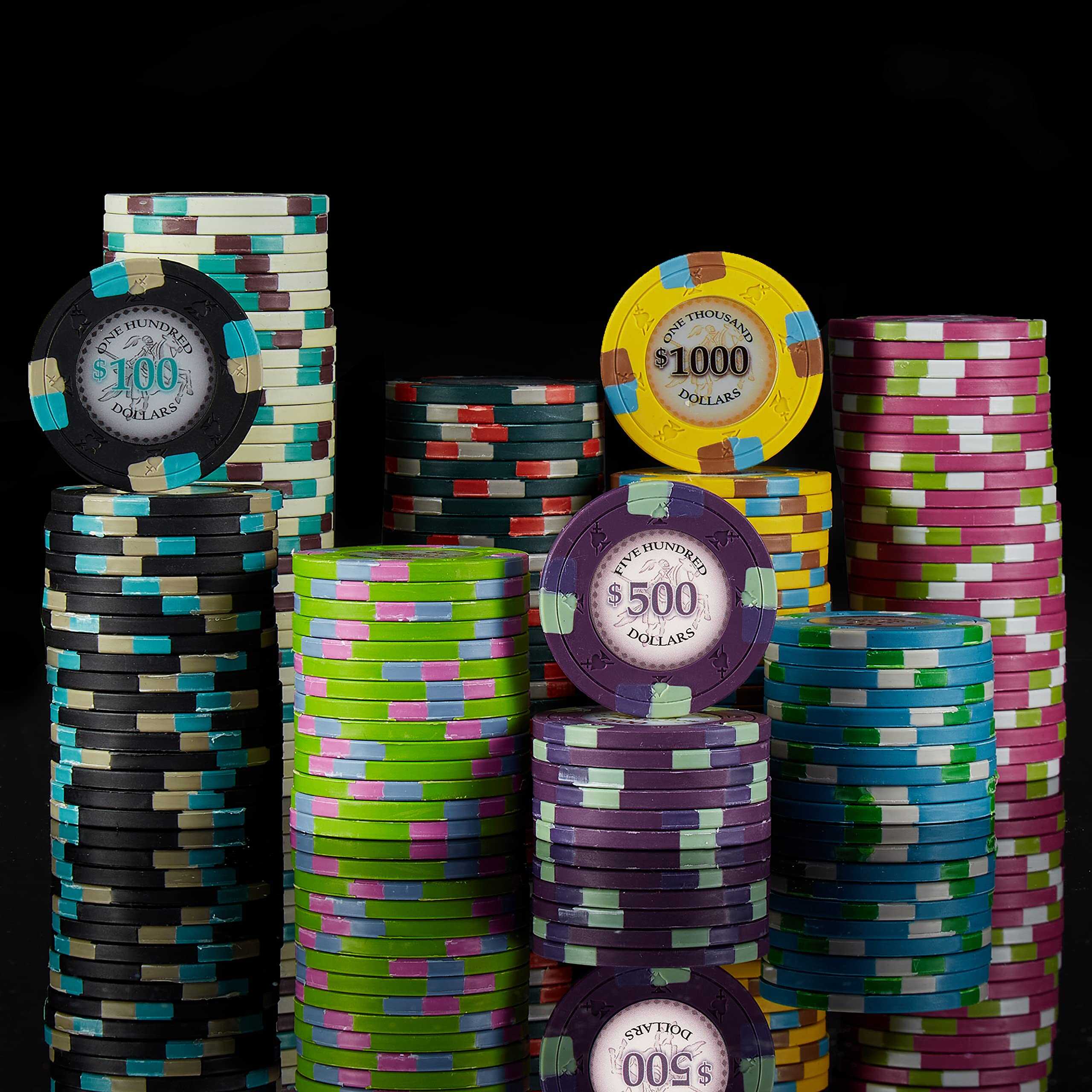 Juego de fichas de póker MBGBrybelly Poker Knights en - Imagen 3