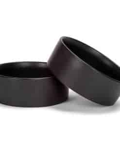 Juego de 2 tazones de cerámica para mascotas pequeñas,