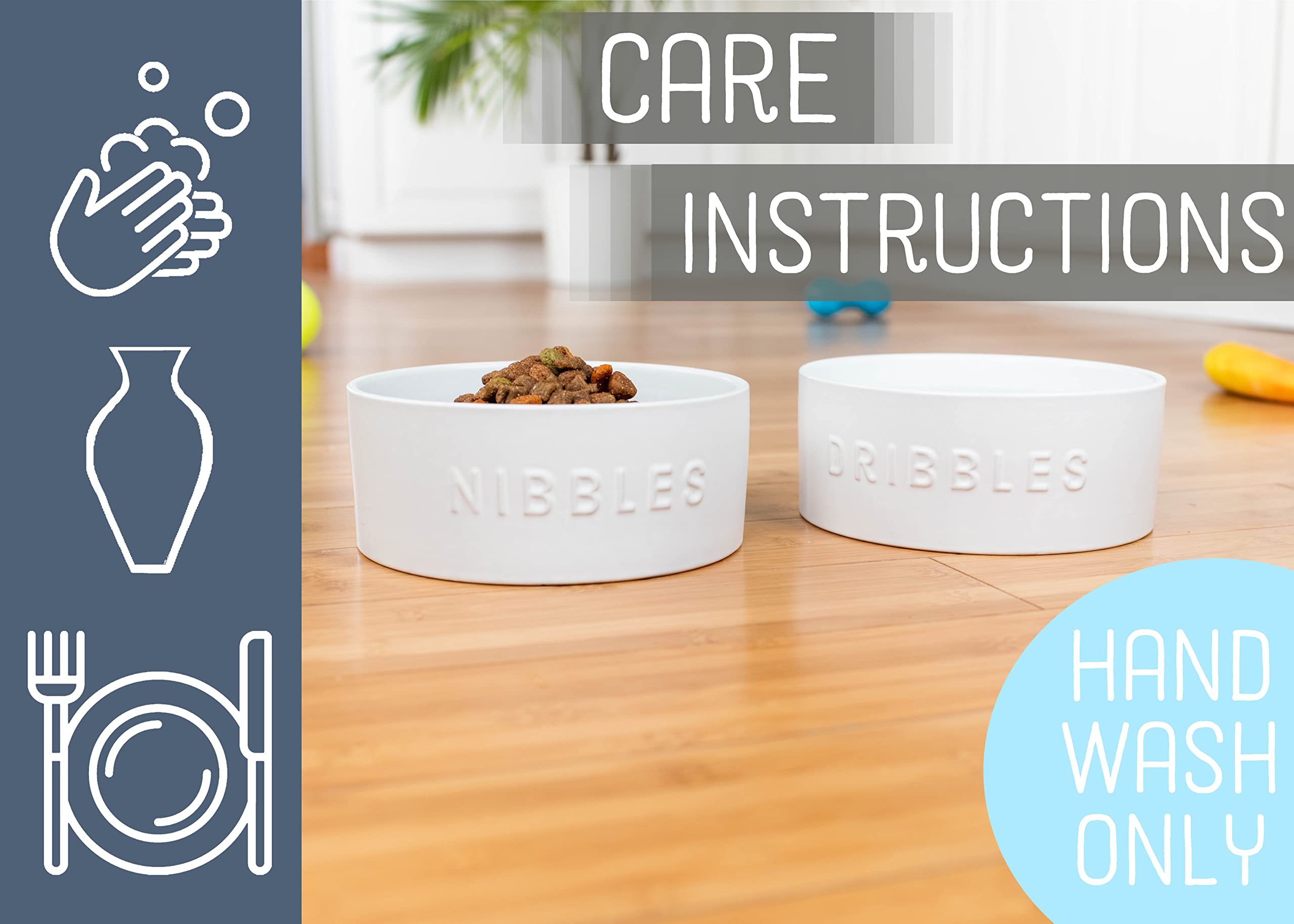 Juego de 2 tazones grandes de cerámica blanca NAT & Jules - Imagen 4